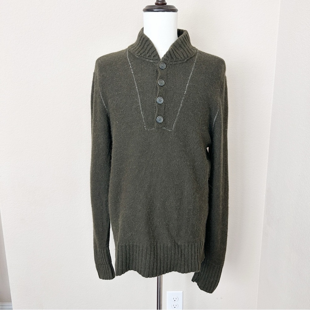 VINCE Men’s Wool Blend Sweater | Size XL | Green